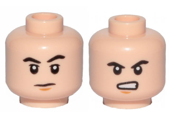 LEGO® los onderdeel Hoofd in kleur Lichte Noga 3626cpb2358