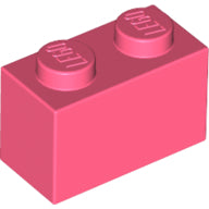 LEGO® los onderdeel Steen in kleur Koraal 3004