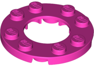 LEGO® los onderdeel Plaat Rond in kleur Donker Roze 11833