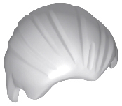 LEGO® los onderdeel Haar Licht Blauwachtig Grijs 92081