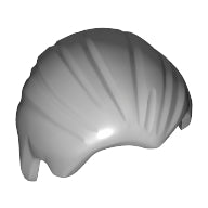 LEGO® los onderdeel Haar Licht Blauwachtig Grijs 92081