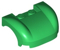 LEGO® los onderdeel Spatbord in kleur Groen 18051