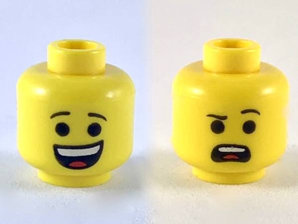 LEGO® los onderdeel Hoofd in kleur Geel 3626cpb2360