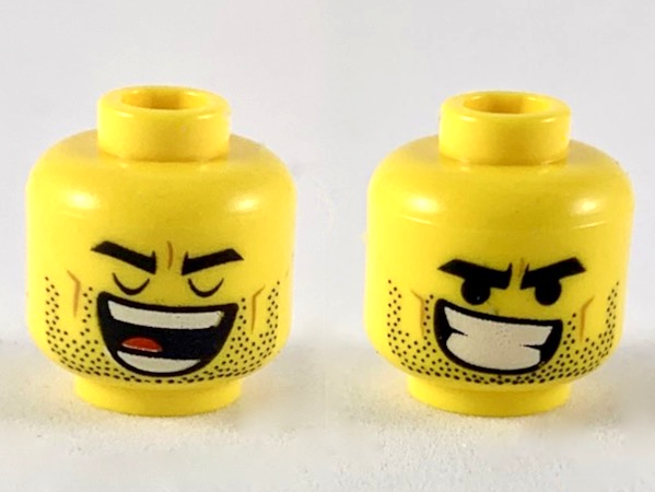 LEGO® los onderdeel Hoofd in kleur Geel 3626cpb2361