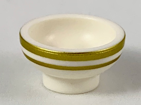 LEGO® los onderdeel Accessoire met Motief Wit 34172pb03