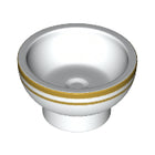 LEGO® los onderdeel Accessoire met Motief Wit 34172pb03