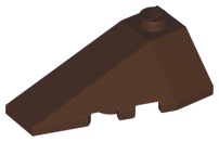 Plaatje in Gallery viewer laden, LEGO® los onderdeel Wig in kleur Donker Bruin 43710