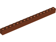 Plaatje in Gallery viewer laden, LEGO® los onderdeel Steen in kleur Roodachtig Bruin 2465