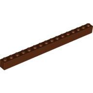 Plaatje in Gallery viewer laden, LEGO® los onderdeel Steen in kleur Roodachtig Bruin 2465