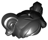 LEGO® los onderdeel Haar in kleur Zwart 35701