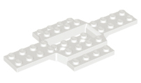 LEGO® los onderdeel Onderstel in kleur Wit 28324