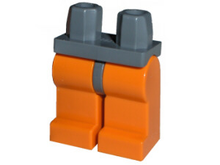 Plaatje in Gallery viewer laden, LEGO® los onderdeel Benen Donker Blauwachtig Grijs 970c04