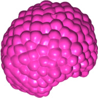 Plaatje in Gallery viewer laden, LEGO® los onderdeel Haar in kleur Donker Roze 49362