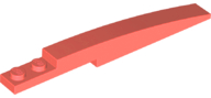 LEGO® los onderdeel Dakpan Gebogen in kleur Koraal 85970