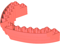 LEGO® los onderdeel Boot in kleur Koraal 64645