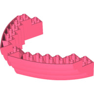 LEGO® los onderdeel Boot in kleur Koraal 64645