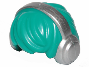LEGO® los onderdeel Haar in kleur Donker Turkoois 10166pb01