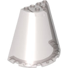 LEGO® los onderdeel Kegel in kleur Doorzichtig Zwart 47543