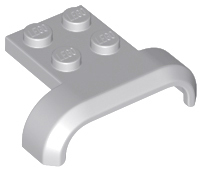LEGO® los onderdeel Spatbord Licht Blauwachtig Grijs 28326