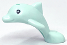 LEGO® los onderdeel Waterdier in kleur Licht Aqua 49579pb01