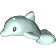 Plaatje in Gallery viewer laden, LEGO® los onderdeel Waterdier in kleur Licht Aqua 49579pb01