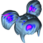 LEGO® los onderdeel Haar Helder Lichtblauw 34697pb01