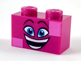 LEGO® los onderdeel Steen met Motief Magenta 3004pb186