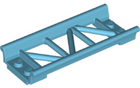LEGO® los onderdeel Rails in kleur Medium Azuurblauw 26022