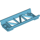 LEGO® los onderdeel Rails in kleur Medium Azuurblauw 26022