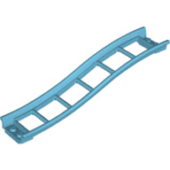 LEGO® los onderdeel Rails in kleur Medium Azuurblauw 34738