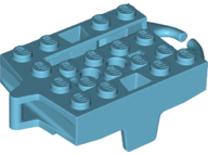 Plaatje in Gallery viewer laden, LEGO® los onderdeel Onderstel Medium Azuurblauw 26021