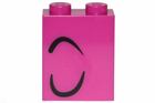 LEGO® los onderdeel Steen met Motief Magenta 3245cpb091