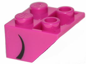 LEGO® Dakpan Omgekeerd met Motief Magenta 3660pb023