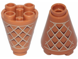 LEGO® los onderdeel Kegel met Motief Medium Noga 49309pb001