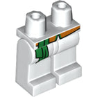 LEGO® los onderdeel Benen met Motief Wit 970c00pb0967