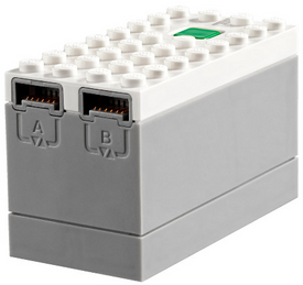 LEGO® los onderdeel Batterij box in kleur Wit bb0892c01