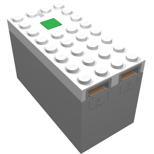 LEGO® los onderdeel Batterij box in kleur Wit bb0892c01