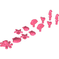 LEGO® los onderdeel Friends in kleur Koraal 49595