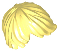 LEGO® los onderdeel Haar in kleur Helder Lichtgeel 87991