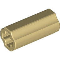 Plaatje in Gallery viewer laden, LEGO® los onderdeel Technische Verbinding Geelbruin 6538c