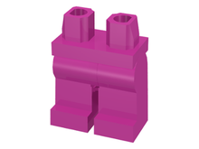 Plaatje in Gallery viewer laden, LEGO® los onderdeel Benen in kleur Donker Roze 970c00