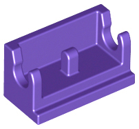 LEGO® los onderdeel Scharnier in kleur Donkerpaars 3937