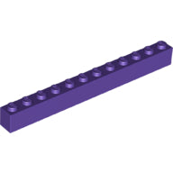 LEGO® los onderdeel Steen in kleur Donkerpaars 6112