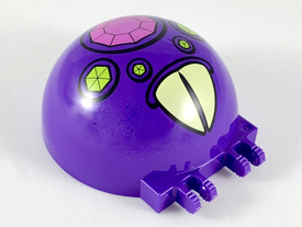 LEGO® onderdeel Voorruit met Motief Donkerpaars 50747pb16