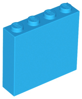 Plaatje in Gallery viewer laden, LEGO® los onderdeel Steen in kleur Donker Azuurblauw 49311