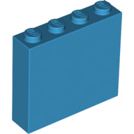 Plaatje in Gallery viewer laden, LEGO® los onderdeel Steen in kleur Donker Azuurblauw 49311