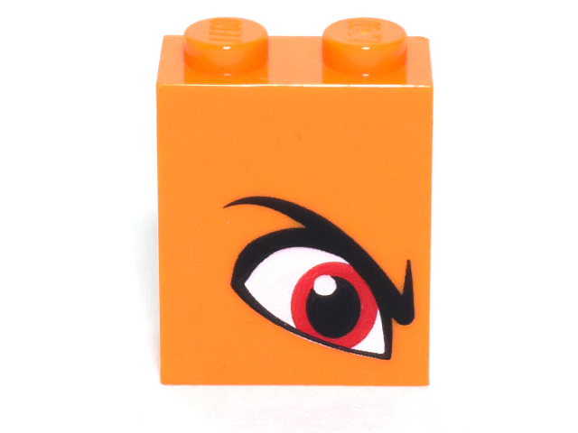 LEGO® los onderdeel Steen met Motief Oranje 3245cpb097