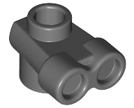 LEGO® onderdeel Plaat Rond Donker Blauwachtig Grijs 52494