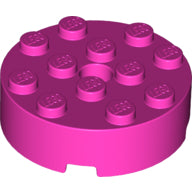 Plaatje in Gallery viewer laden, LEGO® los onderdeel Steen Rond in kleur Donker Roze 87081