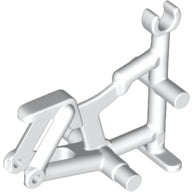 LEGO® los onderdeel Fiets & Motor in kleur Wit 50015